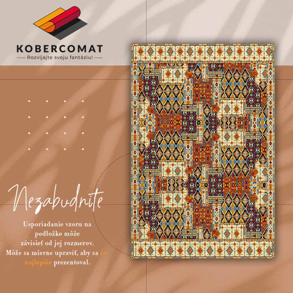 Vinylový koberec Geometrické patchwork