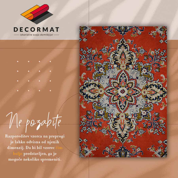 Univerzální vinylový koberec Eastern retro stylu