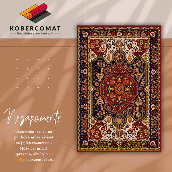 Módní vinylový koberec Bohaté vzory