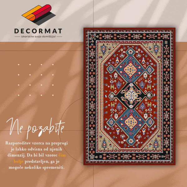 Vinylový koberec pro domácnost Perská textury