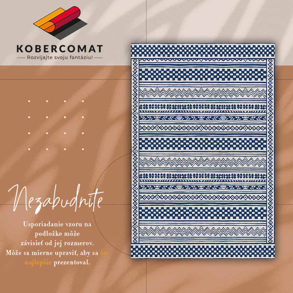 Vinylový koberec Geometrické stezka