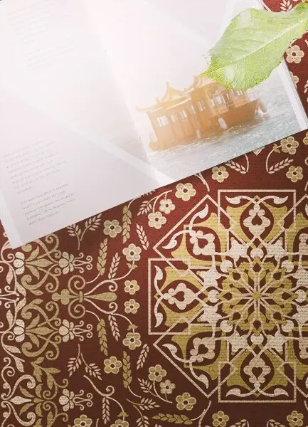 Vinylová rohož pro domácnost Zelenina vzor