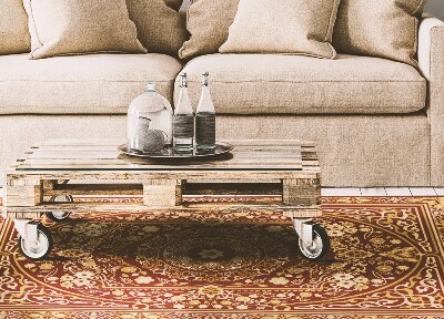 Vinylový koberec pro domácnost starověké vzorek