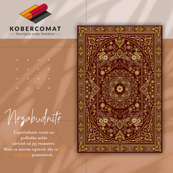 Vinylový koberec pro domácnost Starověké vzorek
