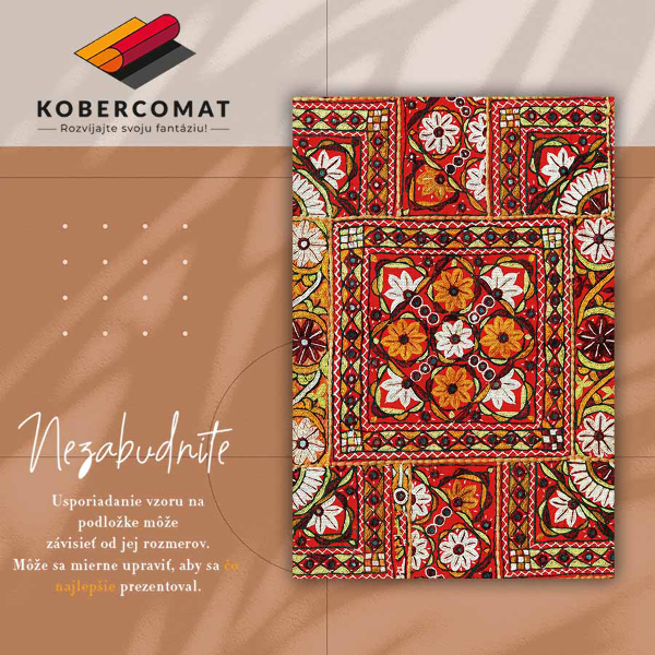 Vinylová rohož pro domácnost Turkish designu