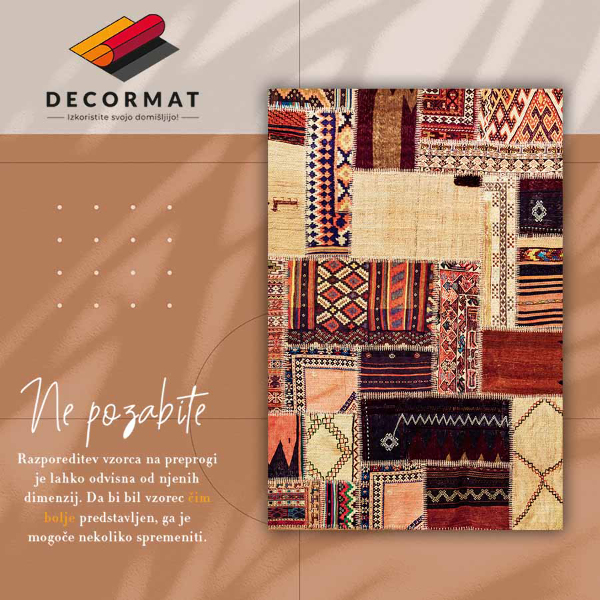 Vinylový koberec Abstraktní patchwork
