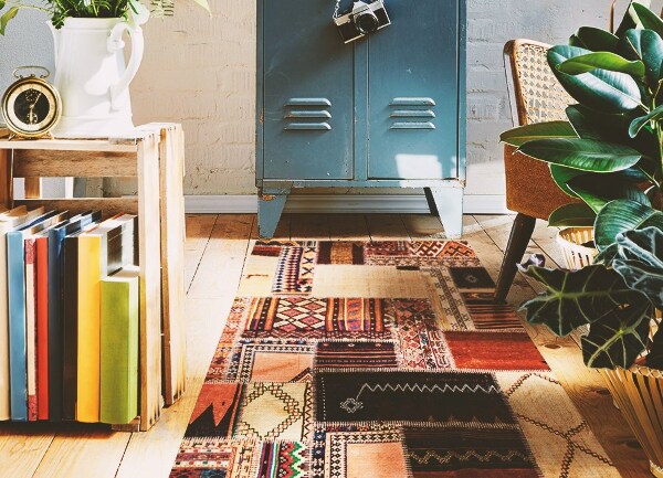 Vinylový koberec Abstraktní patchwork
