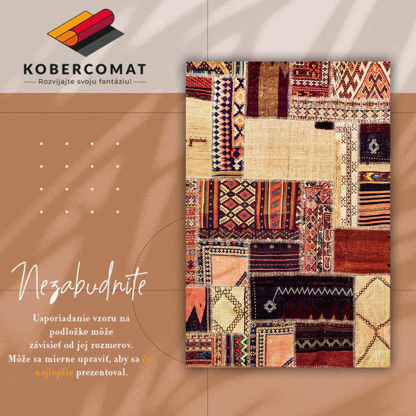 Vinylový koberec Abstraktní patchwork