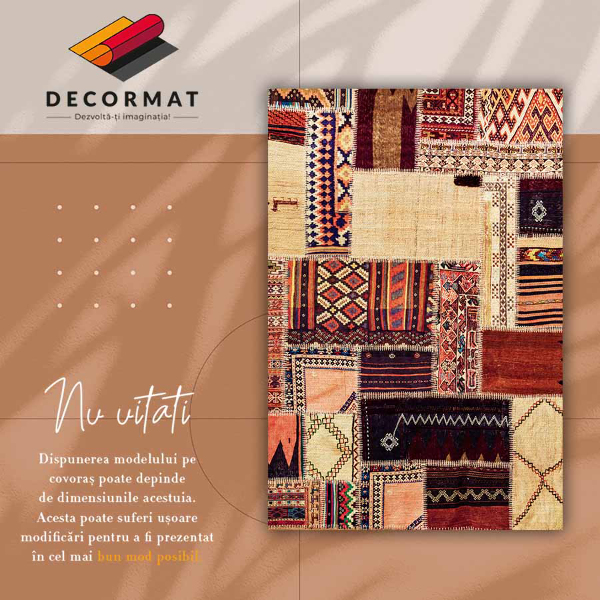 Vinylový koberec Abstraktní patchwork