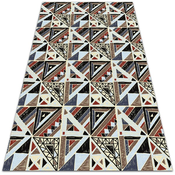 Módní vinylový koberec Geometrický mozaika