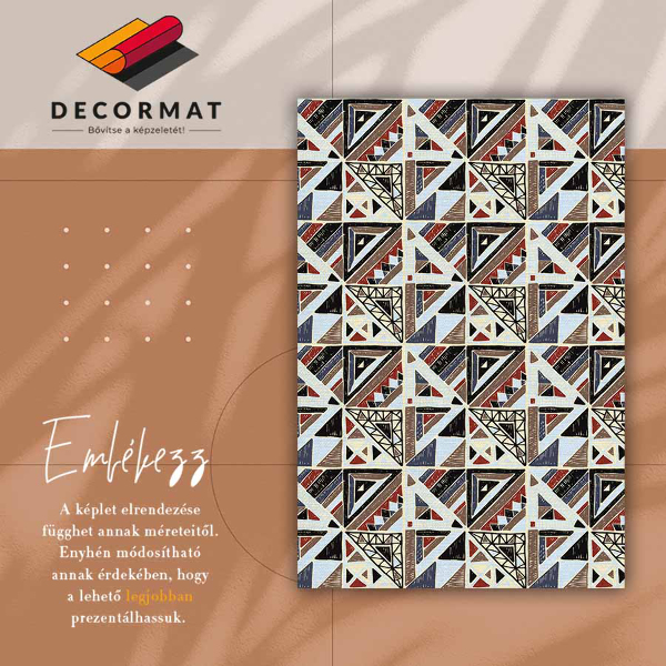 Módní vinylový koberec Geometrický mozaika