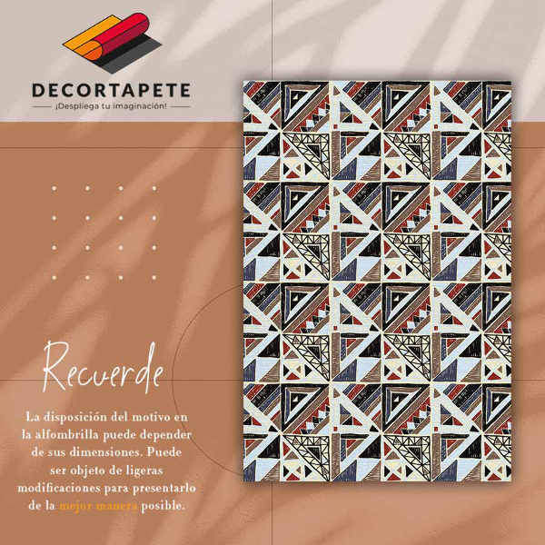 Módní vinylový koberec Geometrický mozaika