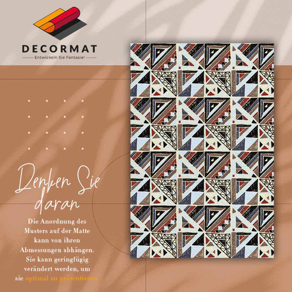 Módní vinylový koberec Geometrický mozaika