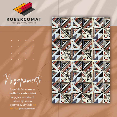 Módní vinylový koberec Geometrický mozaika