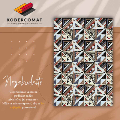 Módní vinylový koberec Geometrický mozaika