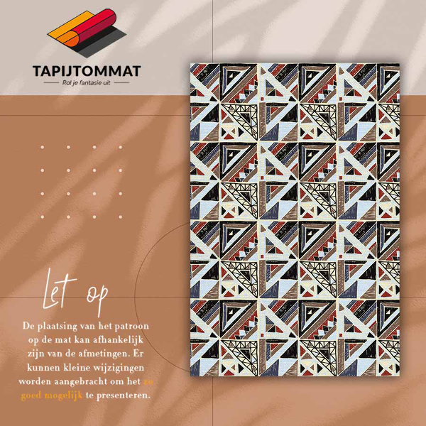 Módní vinylový koberec Geometrický mozaika