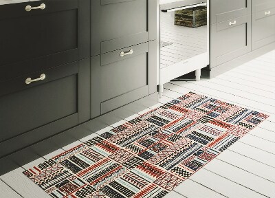 Módní univerzální vinylový koberec Indické vzory