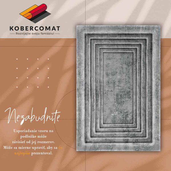 Vnitřní vinylový koberec Železobetonový skelet