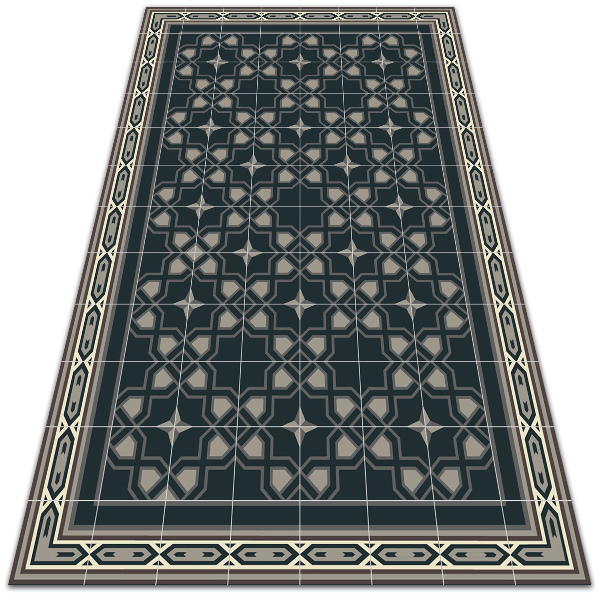 Módní vinylový koberec Geometrické star