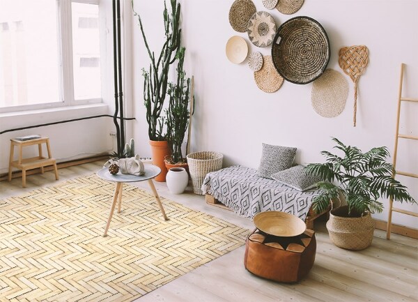 Vinylový koberec pro domácnost Rybinové parkety