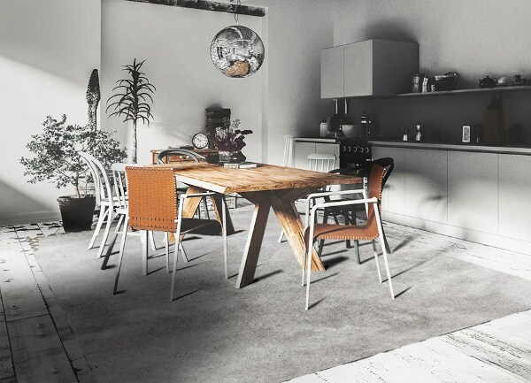 Módní vinylový koberec Konstrukční beton