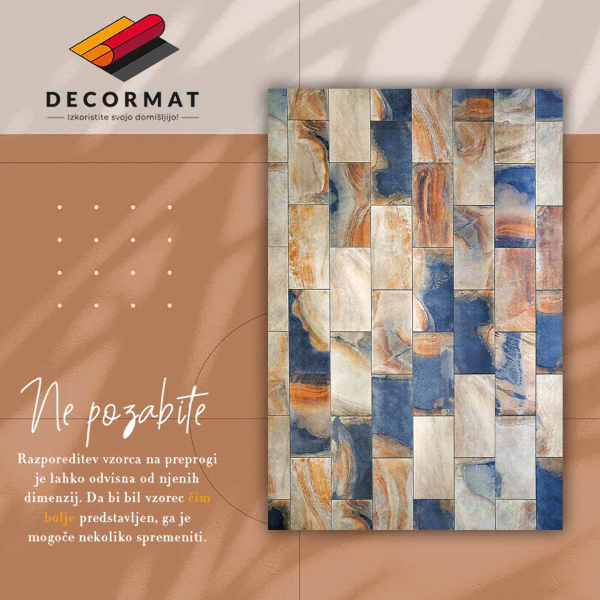 Módní univerzální vinylový koberec Mramor kotník