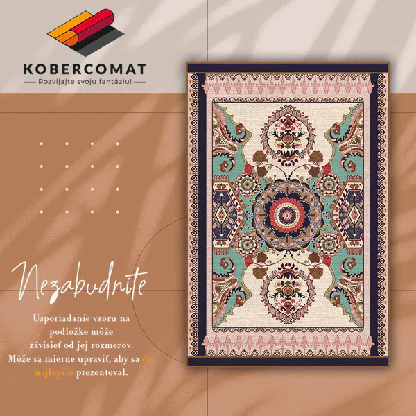 Univerzální vinylový koberec Geometrické květiny