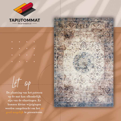 Módní univerzální vinylový koberec Persian geometrie