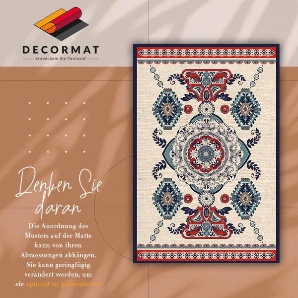 Módní vinylový koberec Indian geometrie