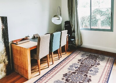 Vinylový koberec pro domácnost Starožitné květiny