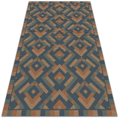 Vinylový koberec pro domácnost Aztec geometrie