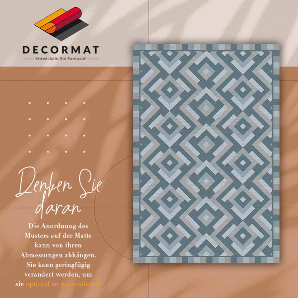 Vinylový koberec pro domácnost Aztec geometrie