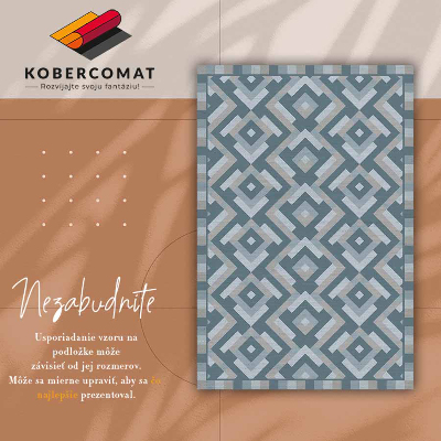 Vinylový koberec pro domácnost Aztec geometrie