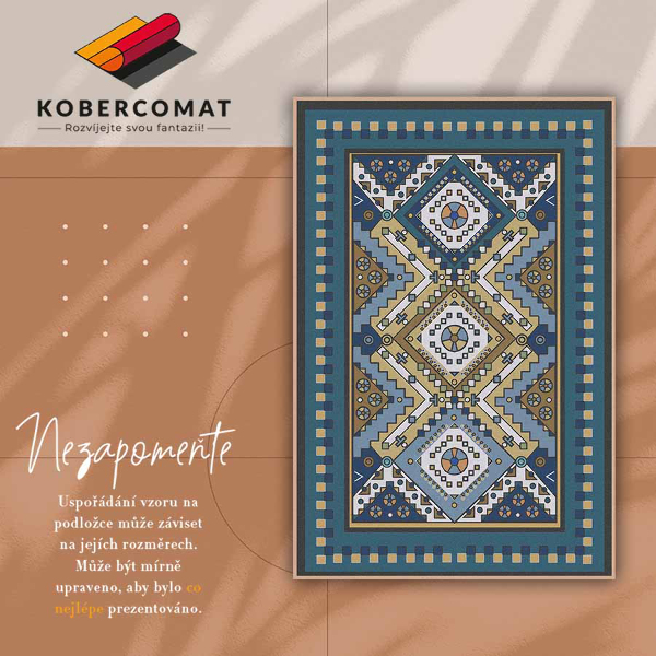 Vinylový koberec pro domácnost Marocké vzory