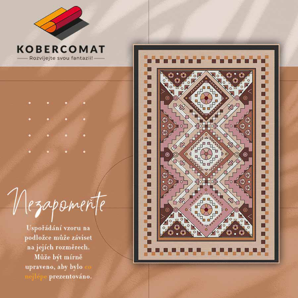 Vinylový koberec pro domácnost Marocké vzory