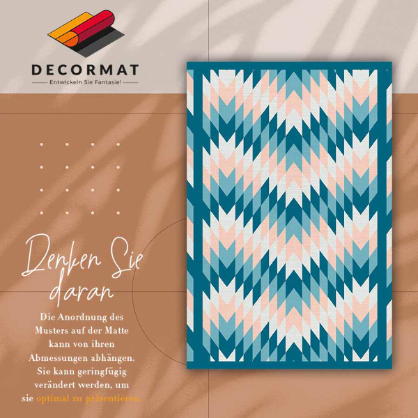 Módní vinylový koberec Geometrické herringbone