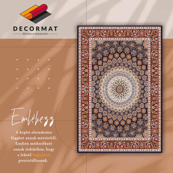 Módní vinylový koberec Geometrické mandala