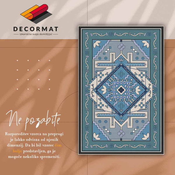 Vinylový koberec pro domácnost Arab geometrie