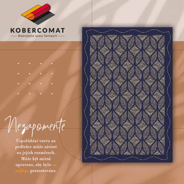 Módní vinylový koberec Geometrická vazba