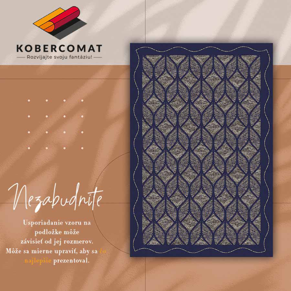 Módní vinylový koberec Geometrická vazba