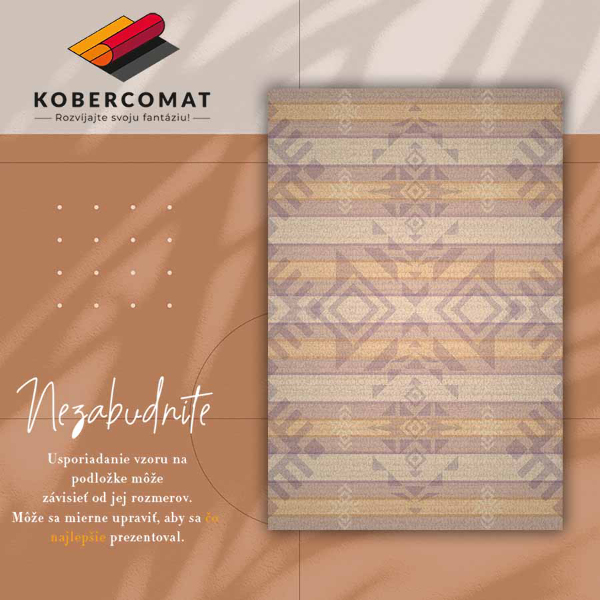 Univerzální vinylový koberec Indian geometrie