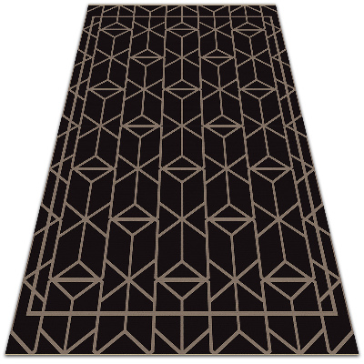 Módní vnitřní vinylový koberec Retro pattern