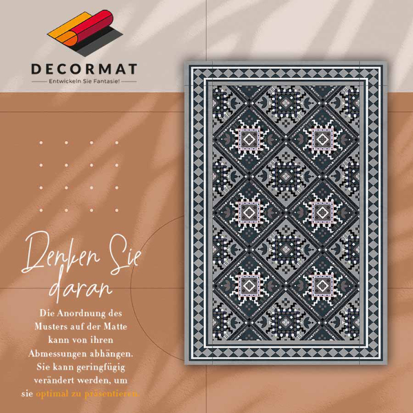 Vinylový koberec pro domácnost Arab geometrie