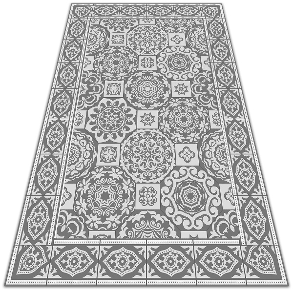 Módní univerzální vinylový koberec greek geometrie