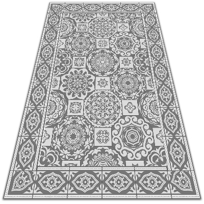 Módní univerzální vinylový koberec greek geometrie