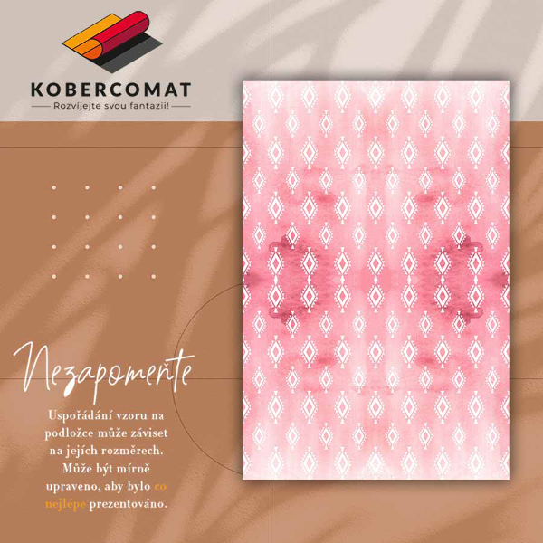 Univerzální vinylový koberec Indian geometrie
