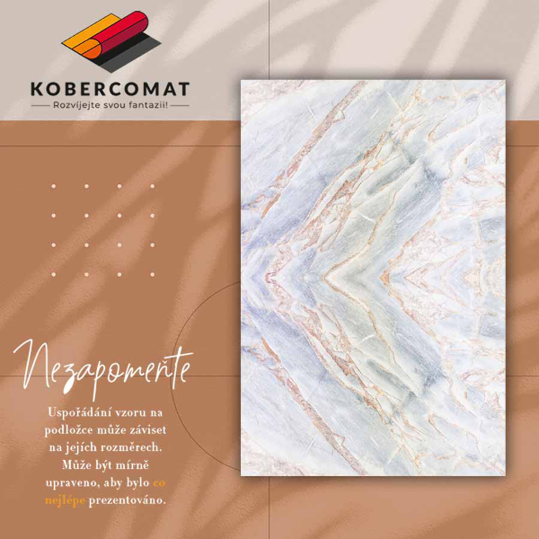 Vnitřní vinylový koberec Krásný mramor