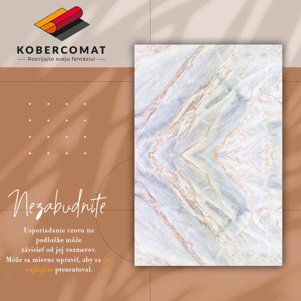 Vnitřní vinylový koberec Krásný mramor