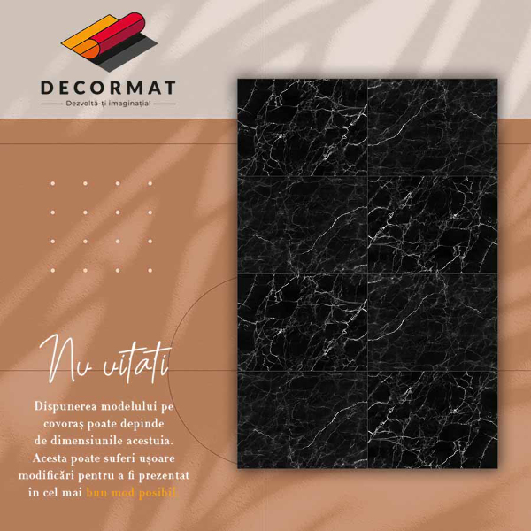 Vinylový koberec pro domácnost Mramorové dlaždice