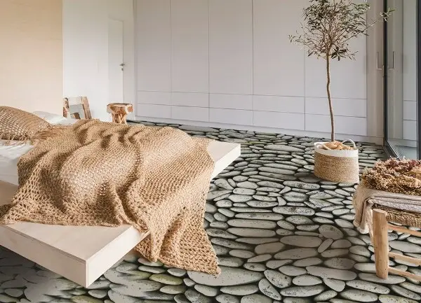 Vnitřní vinylový koberec Oblázky